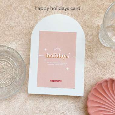SECONDATE Greeting Card HAPPY HOLIDAYS