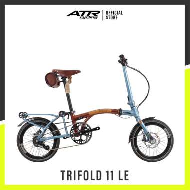SEPEDA LIPAT UNITED FOLDING BIKE TRIFOLD 11 LE - 16 ( 20 1) BL-BW