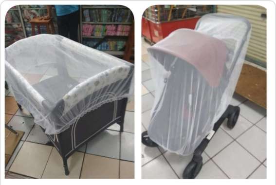 Kelambu Box Bayi / Kelambu Stroller
