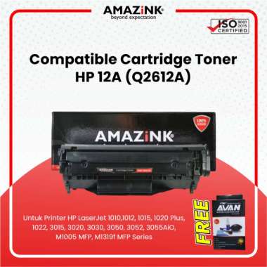 AMAZiNK Cartridge Toner Compatible Hp Mono 12A [Q2612A]