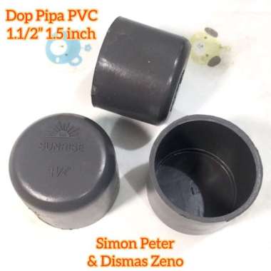 Dop Cap Pipa PVC D 1 1/2” 1.5 inch untuk Hidroponik dan Aquaponik