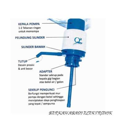 Q2-168 // Pompa Galon Manual Q2 168 Water Pump ORIGINAL / Pompa Air Minum Non Elektrik