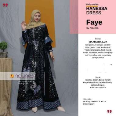 Maxmara Dress - Gamis Terbaru Maxmara Lux  Premium Dress Wanita Lengan Panjang Maxi Dress Kekinian L