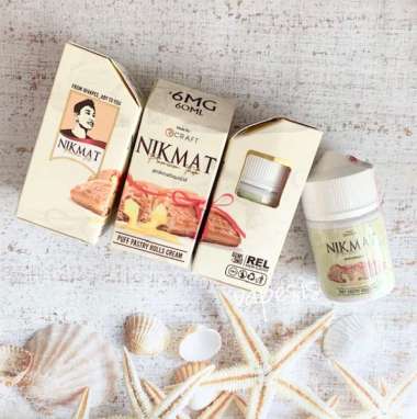 Nikmat Puff Pastry Rolls Cream 3mg 6mg 60ml Liquid Vape 3mg 2024