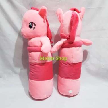 Boneka Guling Kuda Poni Little Pony 3 Warna Bahan Yelpo Halus