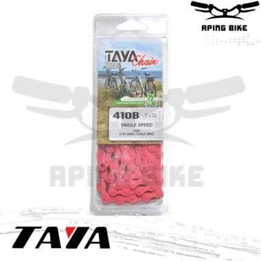 Rantai Sepeda Single Speed Taya Chain 410B Rante Sepeda Taya 410B Merah
