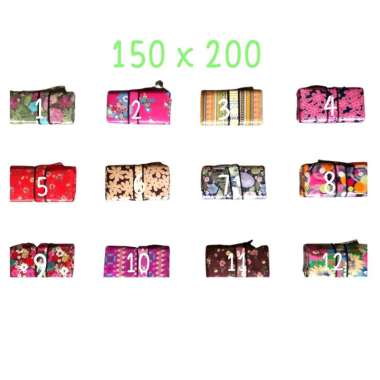 Tikar Lipat Piknik Mikrosatin 150x200