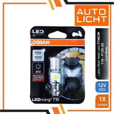 lampu h6 LED merk OSRAM 6000k