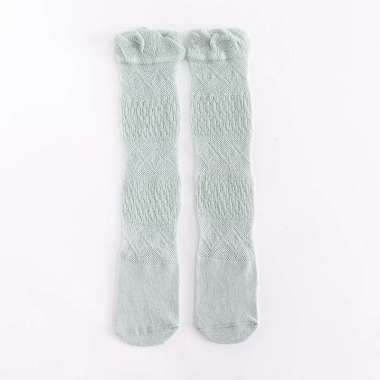 RB-P211 Kaus Kaki Panjang Anak Anti Nyamuk Polos / Kaos Kaki Panjang Model Jaring Bayi Korea Lucu / 