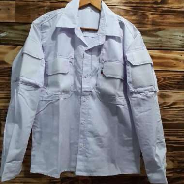 Kemeja Tactical Outdoor 511 Putih Putih - XL