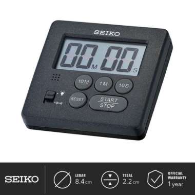 Seiko Stopwatch & Timer Digital QHY002K Black Original