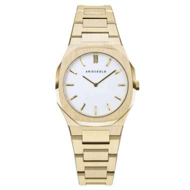 Jam Tangan Wanita Formal Original Aries Gold Urban Prestige L-1032-G-WG Garansi Resmi