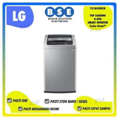Mesin Cuci LG 8.5Kg - Top Loading LG T2185VSPCK - LG Mesin Cuci 8.5 Kg