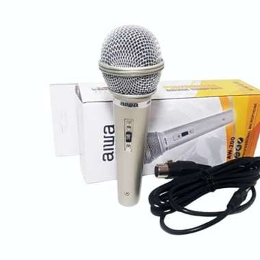 Aiwa M200 Mic Vocal Microphone Karaoke Mikrofon Kabel