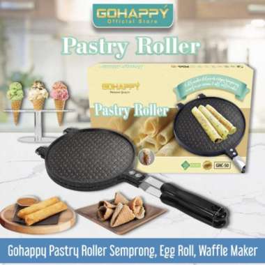 GOHAPPY CETAKAN KUE SEPRONG ALAT CETAK SEMPRONG EGGROLL CONE ES HC-05