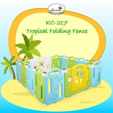 Labeille - Pagar Lipat Anak Tropical Folding Fence KC - 217