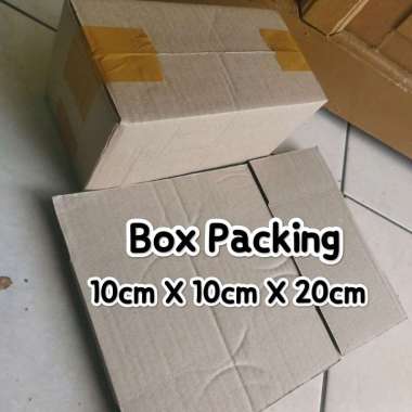 Kardus Box 10x10x20 Box Packing Kardus Polos Uk 10 cm X 10 cm X 20 cm