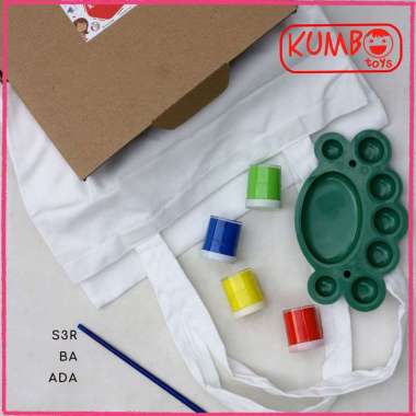 mainan anak Totebag Painting Set -Melukis Tas Kanvas