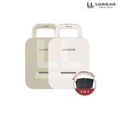 LocknLock Waffle & Sandwich Maker - EJB412 Yellow
