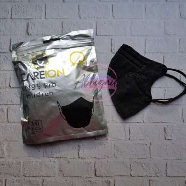 Masker Anak KN95 Kids Premium / KN95 5ply Anak Motif Karakter isi 10-50 pcs 1130 PRO HITAM 10 PCS