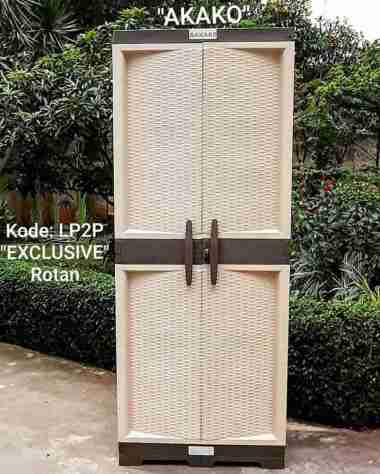 LEMARI PAKAIAN GANTUNG GAMIS CLUB PREMIUM PRADA N LP2P AKAKO EXCLUSIVE PLASTIK AKAKO EXLUSIVE RATTAN