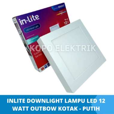 InLite Lampu Panel 12 watt Outbow Kotak Lampu Downlight 12W OB