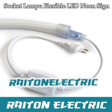 Colokan / Socket Lampu Flexible LED Neon Sign Selang