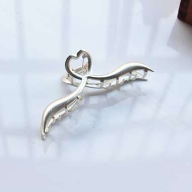 jepit rambut besar jedai rambut besar besi gold kuat premium import silver 1