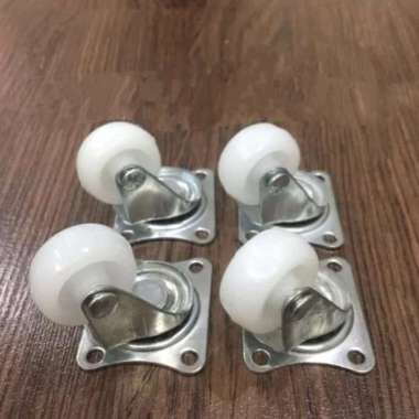 Roda Nylon/ Caster Nylon / Roda Koper Putih 1.5 inch