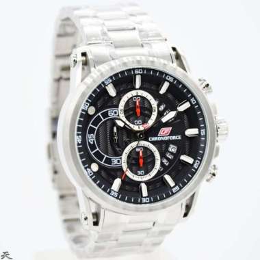 CHRONOFORCE CF 5308MS - Jam Tangan Pria Original - Silver Black