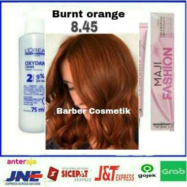 pewarna rambut cat rambut loreal majirel majifashion 8.45 burnt orange cat Saja