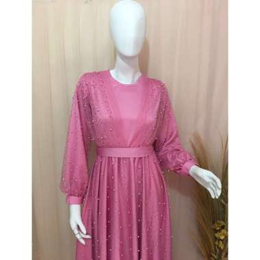 Sierra Dress Pesta / Gaun Pesta Mewah / Baju Pesta Sierra L Ivory