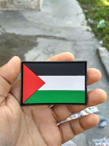 patch rubber patch bendera palestina