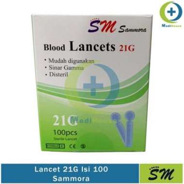 Jarum Bekam Sammora 21G / Blood Lancet Samora 100Pcs / Jarum Samora