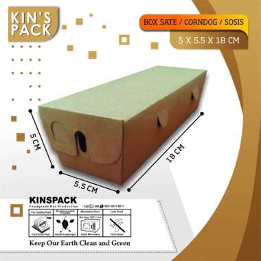 Box Dus Kotak Sate Corndog Sosis