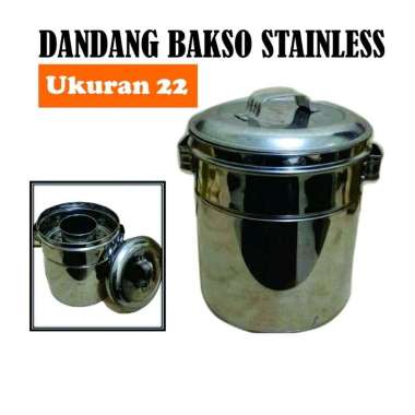 Dandang Bakso stainless ukuran 22cm Dandang bakso saja