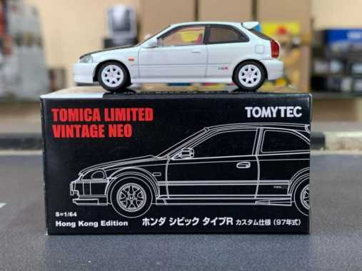 Tomica Limited Vintage Neo Honda Civic Type R White Hong Kong Edition