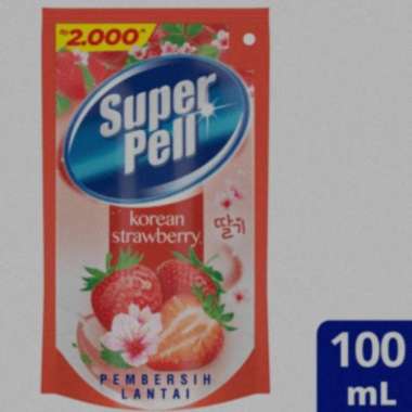 Super Pell Pembersih Lantai Korean Strawberry 100ml