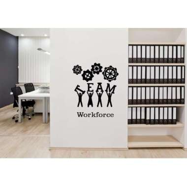 Wall Stiker Team Workforce Office Dekorasi Wall Decor Sticker Dinding