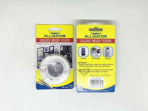 Double Tape Bening | Nano Double Sided Grip Tape Alligator 30mm x 1m