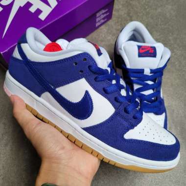 Nike SB Dunk Low LA Los Angeles Dodgers || navy white pink blue