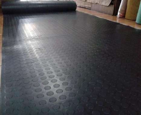 Rubber Mat Coin Karet Koin Meteran Roll Karpet Alas Lantai Anti Licin