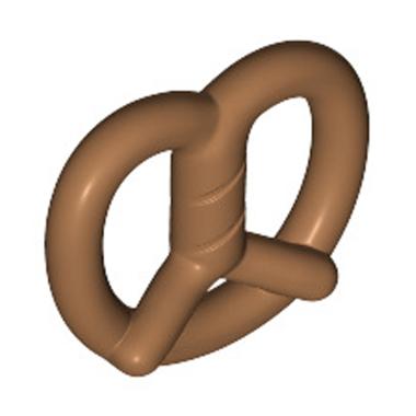 LEGO PARTS 6192835 - Mini Pretzel with 3.2 Shaft Medium Nougat