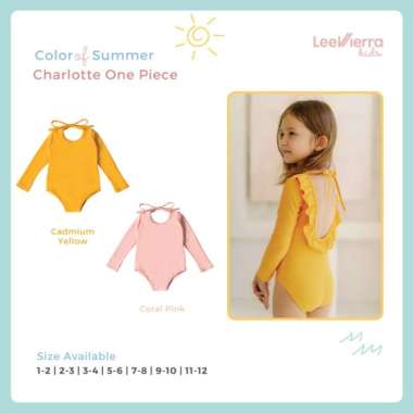Lee Vierra Charlotte One Piece, Baju Renang Anak 1-2 Cadmium Yellow