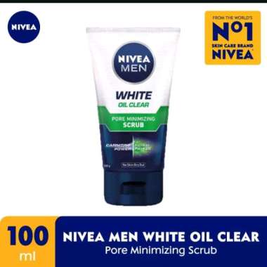 NIVEA MEN FACIAL FOAM 100ML NIVEA MEN WHITE OIL CLEAR