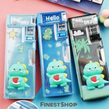 Kotak Pensil Squishy 3D Pencil Case Boneka Tempat Alat Tulis Sekolah Multicolor