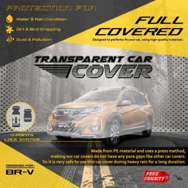 Body Cover Sarung Mobil Plastik BRV LAMA Tebal Anti Air WATERPROOF