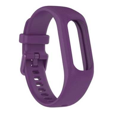 Tali Jam Silicone untuk Garmin VIVOSMART 5 Strap Band SMART 5 PURPLE