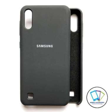 Softcase Samsung Galaxy A01 Silicone Case Full Cover Silicon Casing Soft Case Silikon Hp Original