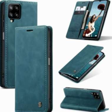 CASE CASEME SAMSUNG M62 FLIP CASE DOMPET KULIT ORIGINAL Hitam